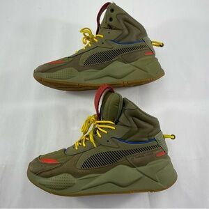 PUMA RS-X Mid C Militia High Top Shoes Olive Green Mens 8 Sneakers # 380422-01